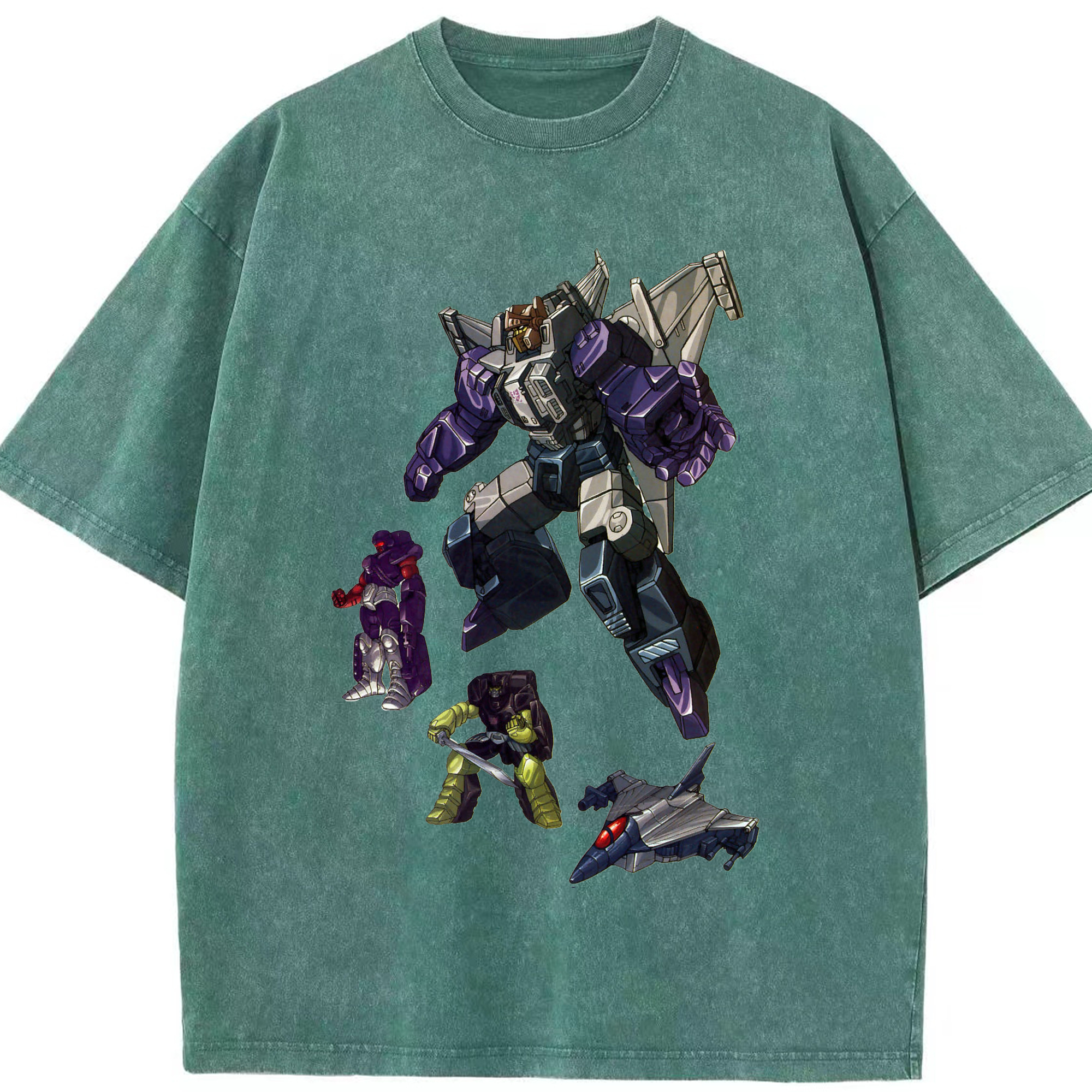 （画像用）  綿100% ヴィンテージ風 半袖Tシャツ（フロントプリント）
